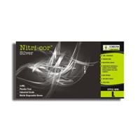 Picture of 4095 - Nitri-Cor Silver™, Nitrile Disposable Gloves, Industrial Grade, Powder Free (one box)