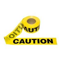 Picture of T15101 - Barricade Tape with CAUTION Legend, Yellow
