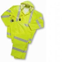 Picture of 4033 - West Chester Master Gear, 3pc Hi Vis Rainsuit, Lime, Class 3