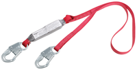 Picture of 1341001 - Pack Shock Absorbing Lanyard, 6 ft. web single-leg with snap hooks at each end
