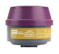 Picture of N75SCA18 - North® by Honeywell Organic Vapors/Chlorine/Hydrogen Chloride/Sulfur Dioxide/Hydrogen Sulfide (Escape)/Hydrogen Fluoride/Chlorine Dioxide/Ammonia/Methylamine/Formaldehyde P100 APR Cartridge (Package of 2)