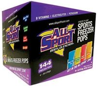 Picture of All Sport Hydration Freezer Pops,  Sports Drink Variety (144 per case)